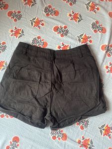 Black Jeans Shorts