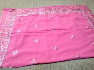 Pink Saree