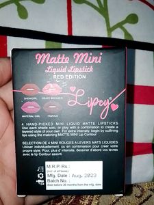 Matte Mini Liquid Lipstick Red Edition