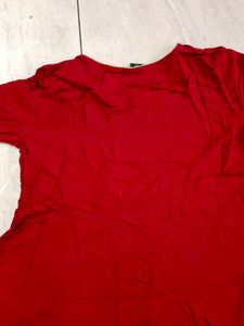 Red Embroidered Dress