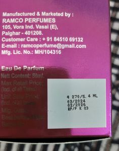 919 VIP Perfume From Ramco.