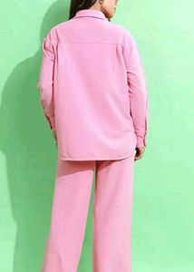 Pink Textured Lounge Set