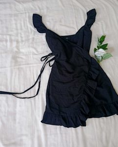 Ruffle Wrap LBD