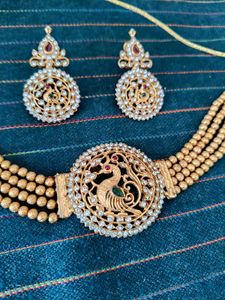 Peacock Design Choker Set