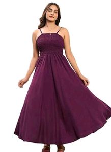 Fancy Wine A Line Dress