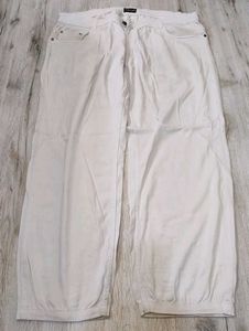 Sc3129 Walker White Jeans Size 40