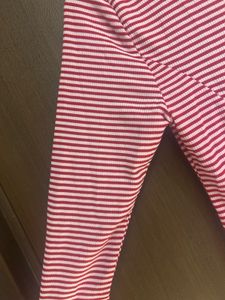Cute Red Dress With Stripes