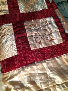 Combo Shiny King-size Complete Bedding Set