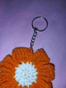 Crochet Flower Keychain🌼