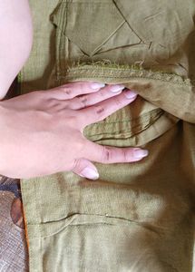 Green Readymade Saree Blouse