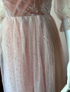 Pink shimmery sequins Gown