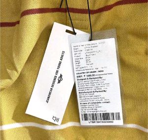 ITH White &amp;YellowStriped Polo Shirt - New with Tag