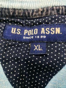 Black And Sky Blue Sweater