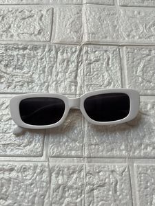 White Retro Sunglasses