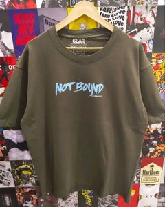 NOT BOUND Unisex Backprinted Oversize Tee 😍😎🔥
