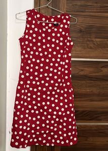Retro Red Polka Dot Dress