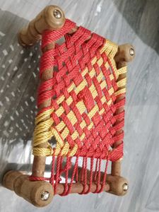 Miniature Woven Bed - Handmade Decor