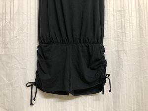 Black Short Sleeve Jumpsuit