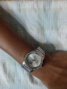 Silver Tone Women's Watch