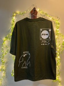 Green  oversized graphic T-shirt