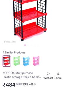 Storage Rack 3 Shelf/Multi Purpose/Kitchen/Living