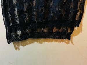 ₹100 Net floral black dupatta