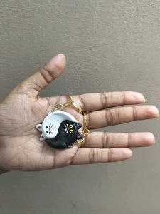 🖤Yin Yang🤍 Kitty Pair Of Keychains