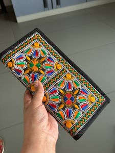 Multicoloured Traditional Clutch