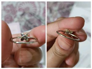 Giva 925 Silver Beautiful Orchid Ring