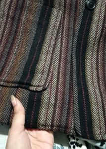 [Expen$ive] ✨ Striped Wool Blend Coat