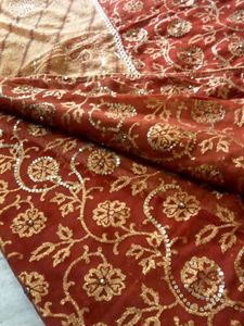 Elegant Embroidered Saree