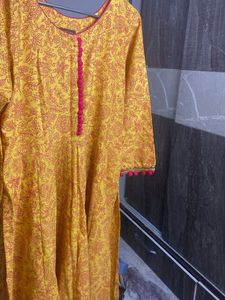 Anarkali kurti and sharara set