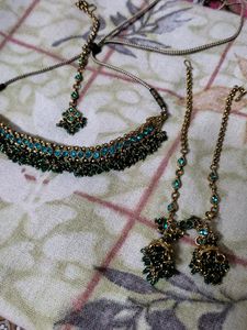 Kundan Jadau Blue Colour Set