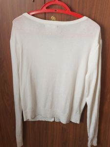 Zudio White Sweater