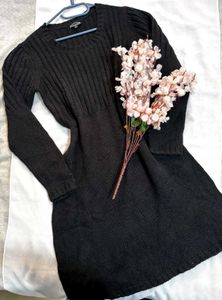 🎀Buy1 Get1 Free Black Sweater Knitted Dress ()