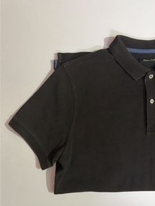 Vintage Massimo Dutti Brown Polo Shirt
