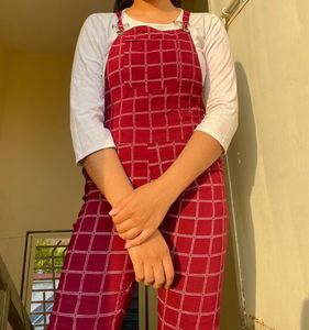 Wine Dungarees
