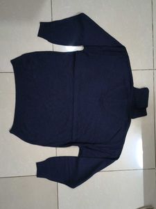 Navy Blue Patterned Sweater