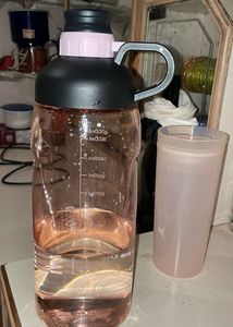 Pink 2L Water Bottle