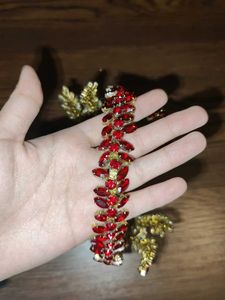 Custom Handmade Red Headpiece