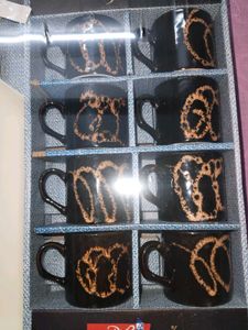 8 Teacup Snacks Serving Platter Set
