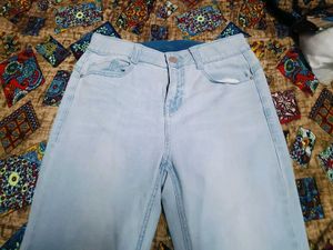 Flared Light Wash Jeans