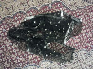 Elegant Black Embroidered Gown