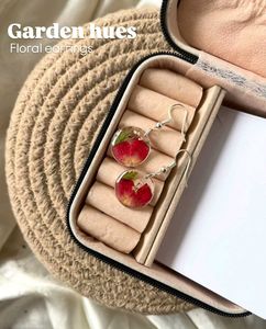 Real Flower earrings