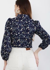 Floral Print Crop Top