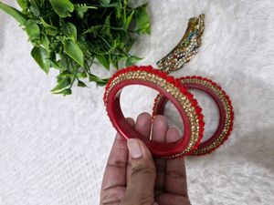 Bangles &amp; Hair Pin