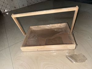 Wooden Basket Hamper For Gift Decor *empty