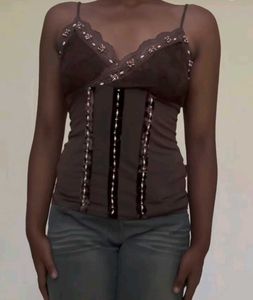 Y2k Sequin Cami