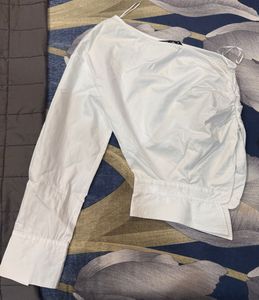 Deconstructed One Shoulder Top