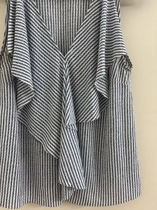MNG MANGO RUFFLE TOP